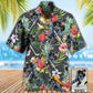 Hockey Tropical Flower Pineapple Custom Photo - Hawaiian Shirt - Reefox