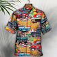 Car Vintage Route 66 Road - Hawaiian Shirt - Reefox
