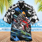 Motorbike Dog I Like Dogs And Motogp - Hawaiian Shirt - Reefox
