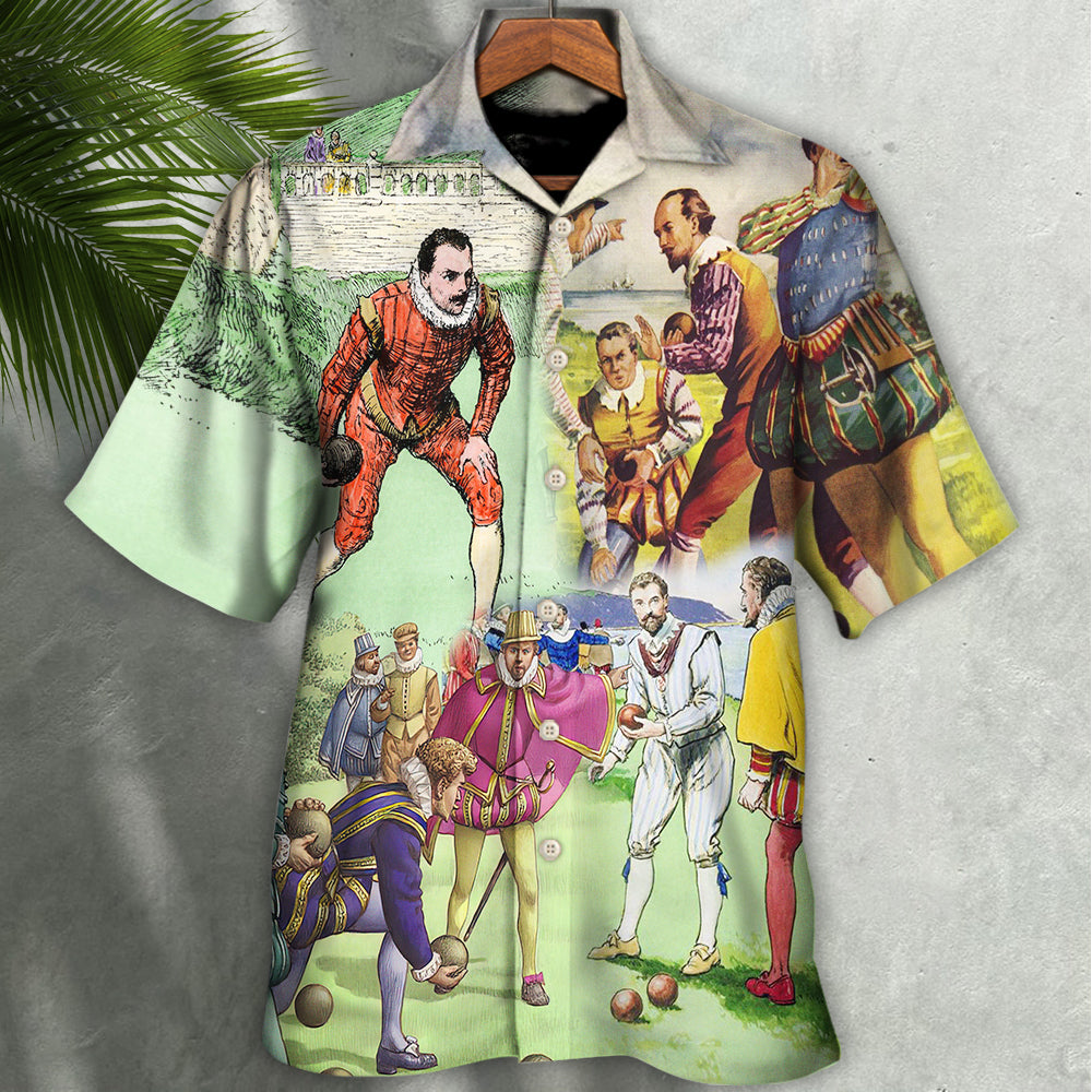 Lawn Bowling History Of Lawn Bowling Amazing - Hawaiian Shirt - Reefox