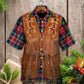 Christmas Santa Cool String Sleeveless Leather - Hawaiian Shirt - Reefox