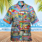 Hippie Van Colorful Art Peace - Hawaiian Shirt - Reefox