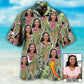 Face Funny Style Custom Photo - Hawaiian Shirt - Reefox