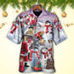 Christmas Santa Claus Buil Snowman Gift For You - Hawaiian Shirt - Reefox