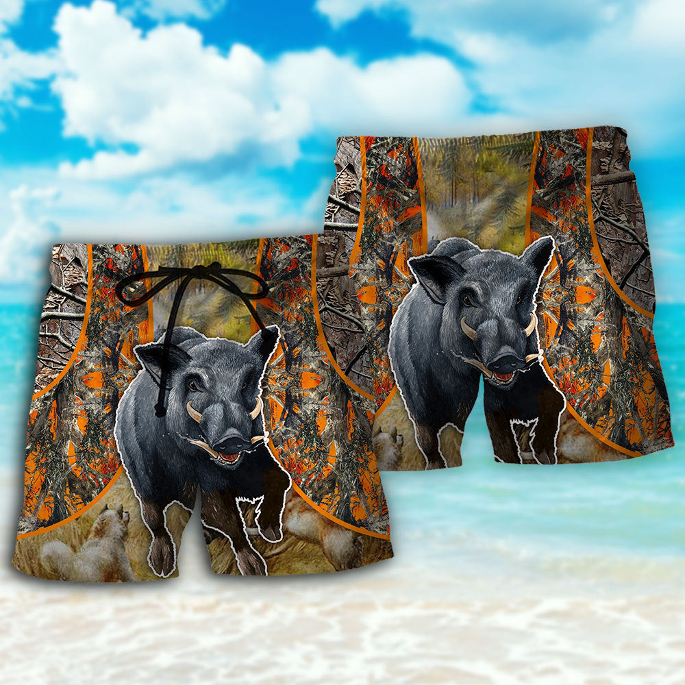 Hunting Hog Hunting Camo - Beach Short Reefox - Owls Matrix LTD