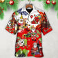 Christmas Santa Get Drunk At Christmas Party - Hawaiian Shirt - Reefox