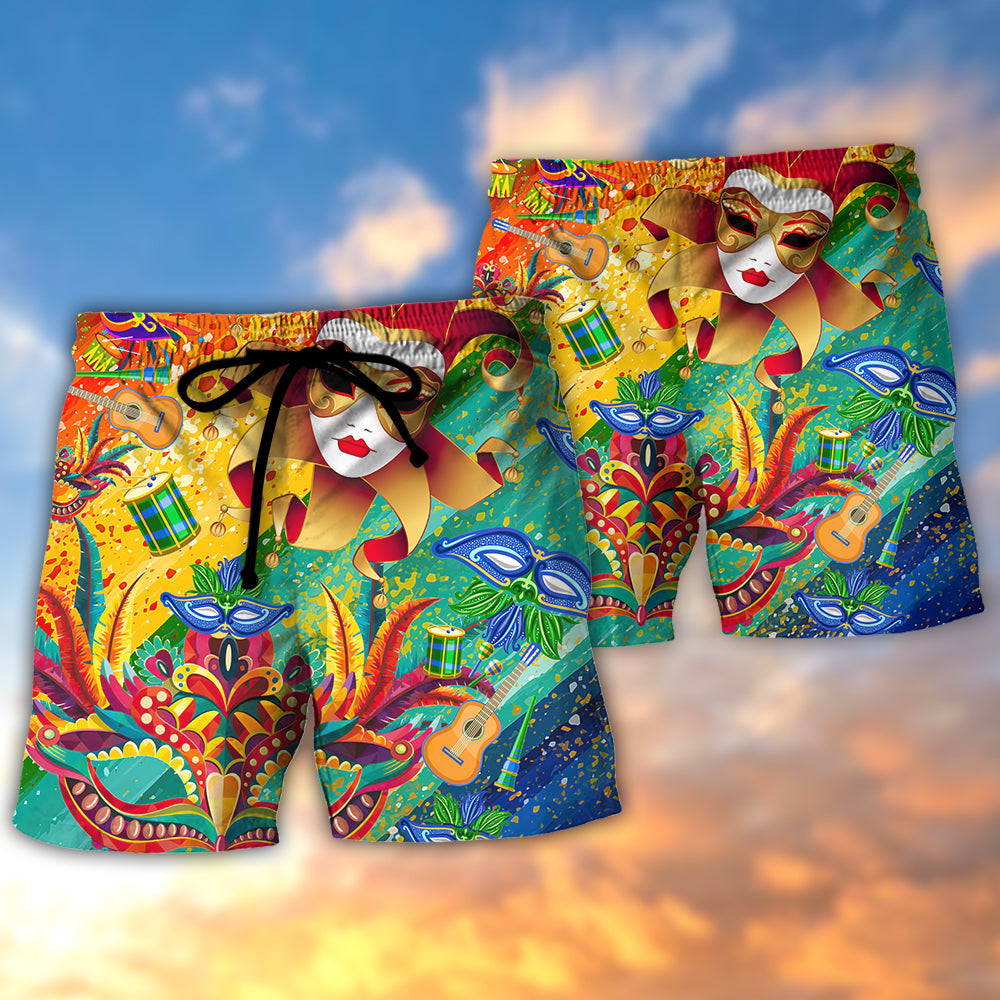 Carnival A Happy Carnival Is Coming - Beach Short Reefox - Owls Matrix LTD