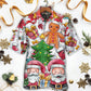 Christmas Santa Cutie Winter Snowman Gingerbread - Hawaiian Shirt - Reefox