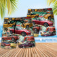 Car Summer Tropical Island - Beach Short Reefox - Owls Matrix LTD