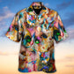 Cat Funny Art Lover Cat Colorful Mixer Style - Hawaiian Shirt - Reefox