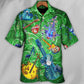 Guitar Love Green - Hawaiian Shirt