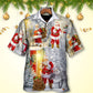 Christmas Santa Claus Lover Animal Light Story Art Style - Hawaiian Shirt - Reefox