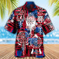 Viking Independence Day Compass Vegvisir - Hawaiian Shirt - Reefox