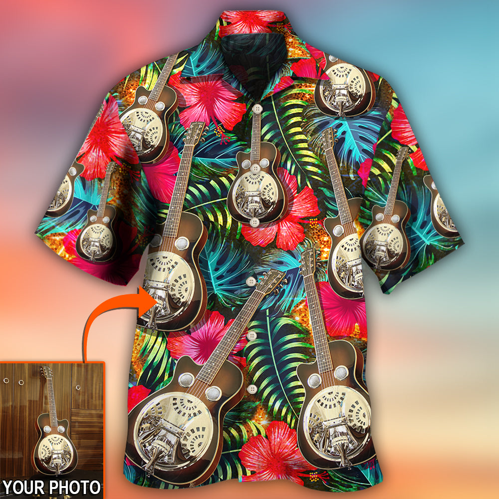 Guitar Various Style Tropical Custom Photo - Hawaiian Shirt - Reefox