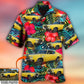 Car Chevelle Car Cool Tropical Flower Custom Photo - Hawaiian Shirt - Reefox