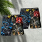 Skull Judgment Of Death Area - Beach Short Reefox - Owls Matrix LTD
