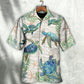 Turtle Peaceful Relaxing Calm Of The Beach And Ship With Sails - Hawaiian Shirt - Reefox