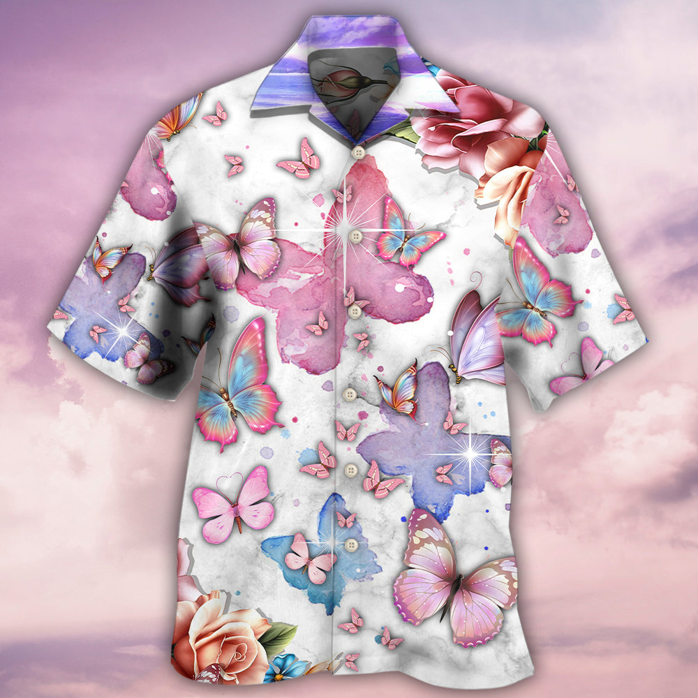 Butterfly I'm Not A Widow - Hawaiian Shirt - Reefox