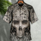 Skull This Time Is Ending - Hawaiian Shirt - Reefox