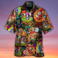 Hippie Mushroom Trippy Colorful Lover - Hawaiian Shirt - Reefox