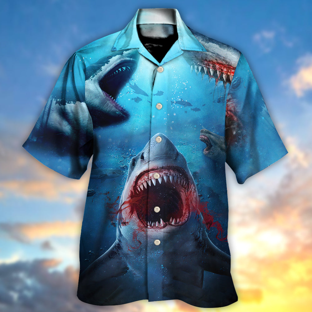 Shark Bites You in the Red Sea - Hawaiian Shirt - Reefox