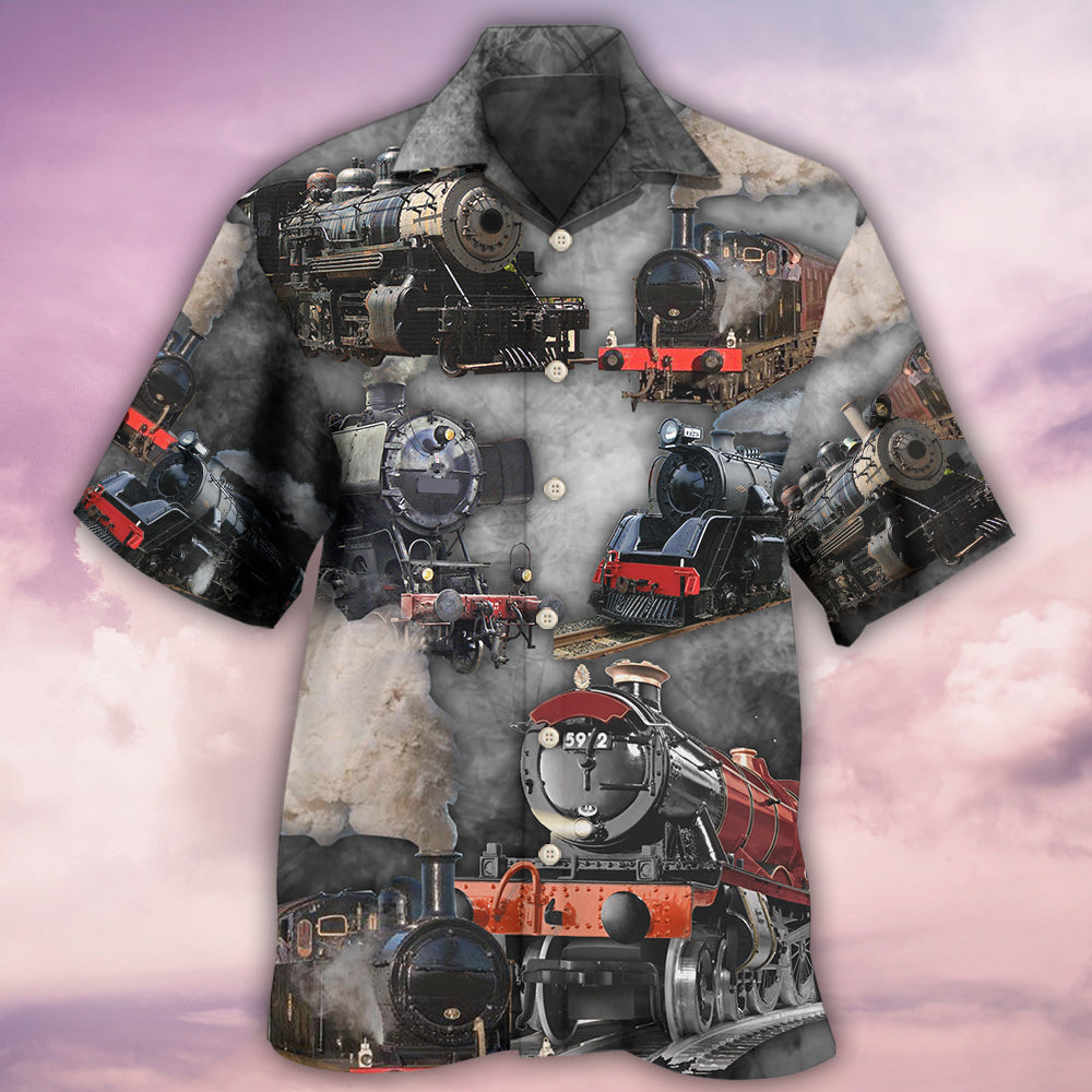 Train Going To A Mysterious Land - Hawaiian Shirt - Reefox
