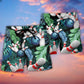 Bowling Tropical Leaf I'm So Happy - Beach Short Reefox - Owls Matrix LTD