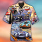 Racing And Drum Lover Music And Car - Hawaiian Shirt - Reefox