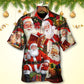 Christmas Santa Claus Story Nights Gift For Xmas Painting Style - Hawaiian Shirt - Reefox