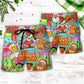 Christmas Hippie Santa Bus Peace - Beach Short Reefox - Owls Matrix LTD