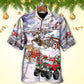Christmas Car Run Xmas Hohoho - Hawaiian Shirt - Reefox
