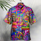 Hippie Magic Trippy Mushroom Awesome - Hawaiian Shirt - Reefox