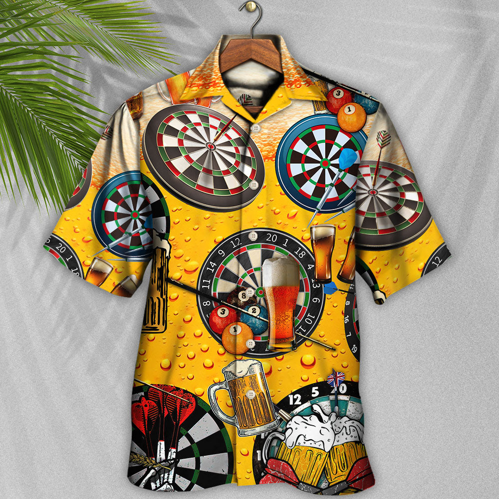 Dart And Beer Love Life Style - Hawaiian Shirt - Reefox
