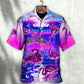 Flamingo - Be A Flamingo In A Flock Of Pigeons - Hawaiian Shirt - Reefox