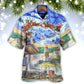 Lighthouse Christmas Santa Be A Lighthouse - Hawaiian Shirt - Reefox