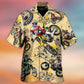 Motocross Lover Motorcycle Biker Vintage Art Style - Hawaiian Shirt - Reefox