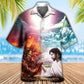 Wrestling Arm Wrestling Jesus vs Satan - Hawaiian Shirt - Reefox