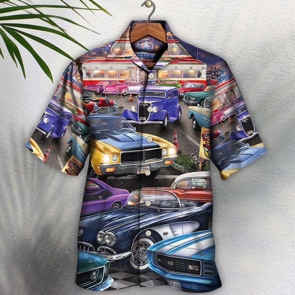 Car Classic Car Show Life Style - Hawaiian Shirt - Reefox