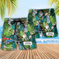 Cricket Sport Funny Play Tropical Vibe - Beach Short Reefox - Owls Matrix LTD