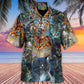 Cat Glass Art Colorful Cat Lover - Hawaiian Shirt - Reefox