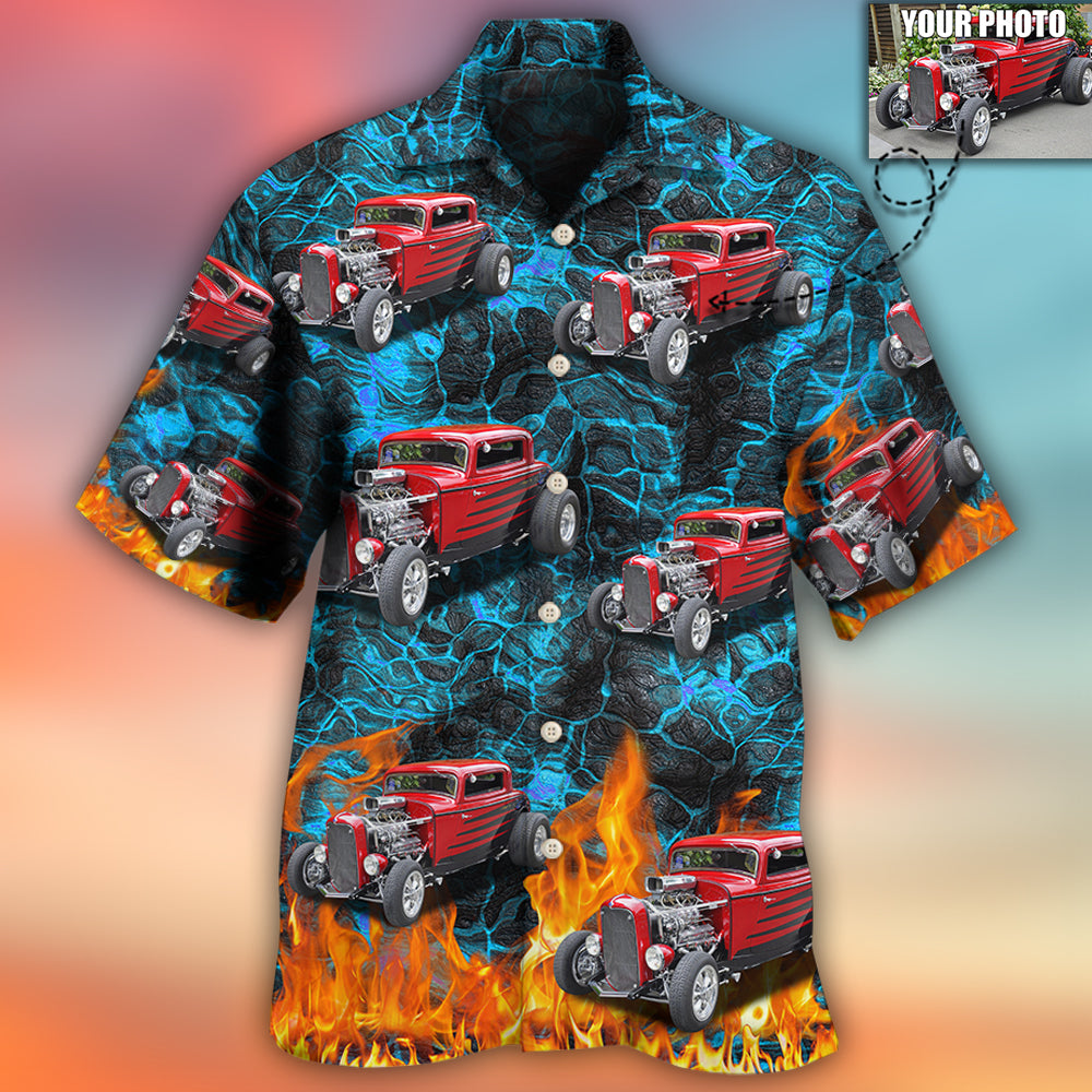 Hot Rod Various Style Custom Photo - Hawaiian Shirt - Reefox