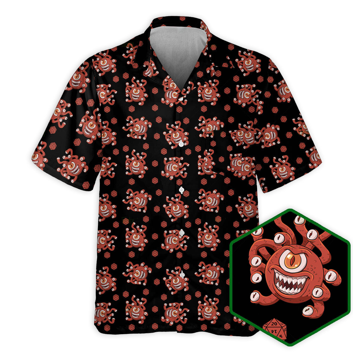 DnD Eye Of The Beholder - Hawaiian Shirt - Reefox