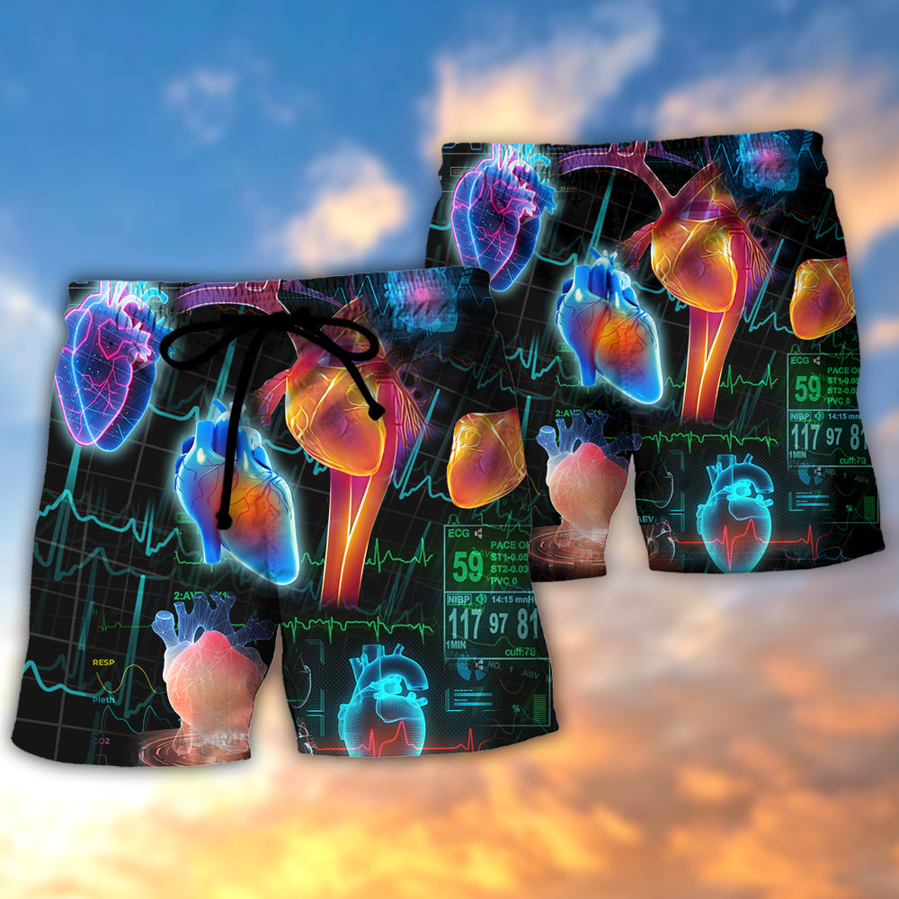Cardiologist One A Cardiologist Always A Cardiologist - Beach Short Reefox - Owls Matrix LTD