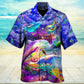 Dolphin Rainbow Jumping Into New World - Hawaiian Shirt - Reefox