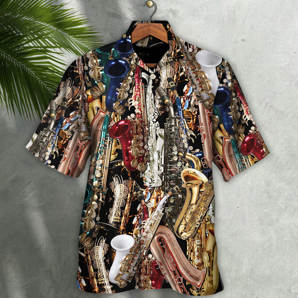 Saxophone I Don't Need Therapy I Just Need Saxophone - Hawaiian Shirt - Reefox