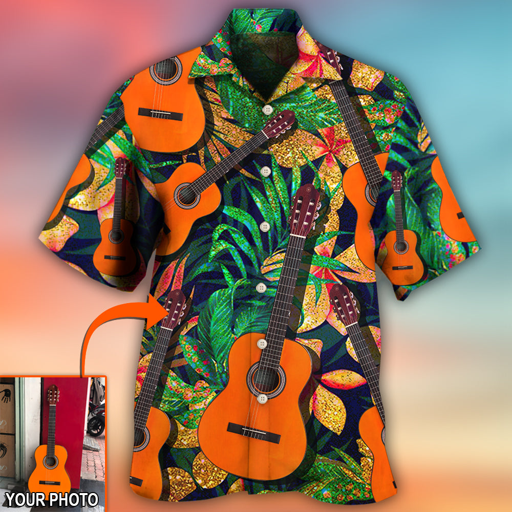 Guitar Various Style Tropical Custom Photo - Hawaiian Shirt - Reefox