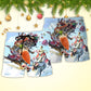 Christmas Santa Happy Funny Christmas - Beach Short Reefox - Owls Matrix LTD
