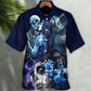 Skull Death Love In Heart - Hawaiian Shirt - Reefox