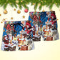 Christmas Santa The Way I Come - Beach Short Reefox - Owls Matrix LTD