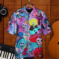 Guitar Day Of The Dead Sugar Skull - Hawaiian Shirt - Reefox